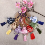 Dragon Boat Festival Sachet Women Fashion Plum Flower Pattern Pouch Hanfu Decoration Brocade Ethnic Style Jewelry Bags