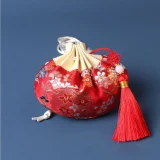 Exquisite Chinese Style Purse Pouch Drawstring Women Tassel Jewelry Storage Bag Multi-color Embroidery Cloth Jewelry Pouch1