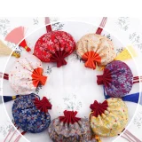 Chinese Style Hanging Neck Tassel Sachet Car Pendant Brocade Sachet Empty Bag Gift Sachet Ball Pendant Dry Flower Sachet17