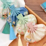 Han Cloth Brocade Pocket Traditional Festival Sachet Antique Style Jewelry Bags Chinese Style Pouch Small Purse Blessing Bag6